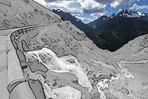 Views and Vistas graphic - Going to the Sun Road Views and Vistas graphic for CL101 - Going to the Sun Road